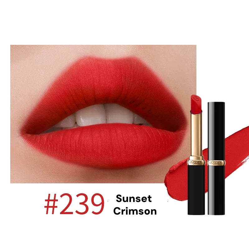 L'Oreal Glossy & Matte Black Tube Lipstick T6032