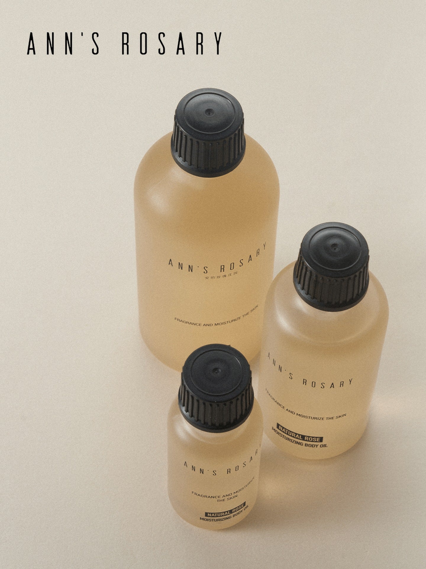 ANN'S ROSARY Natural Rose Nourishing Body Oil T5955