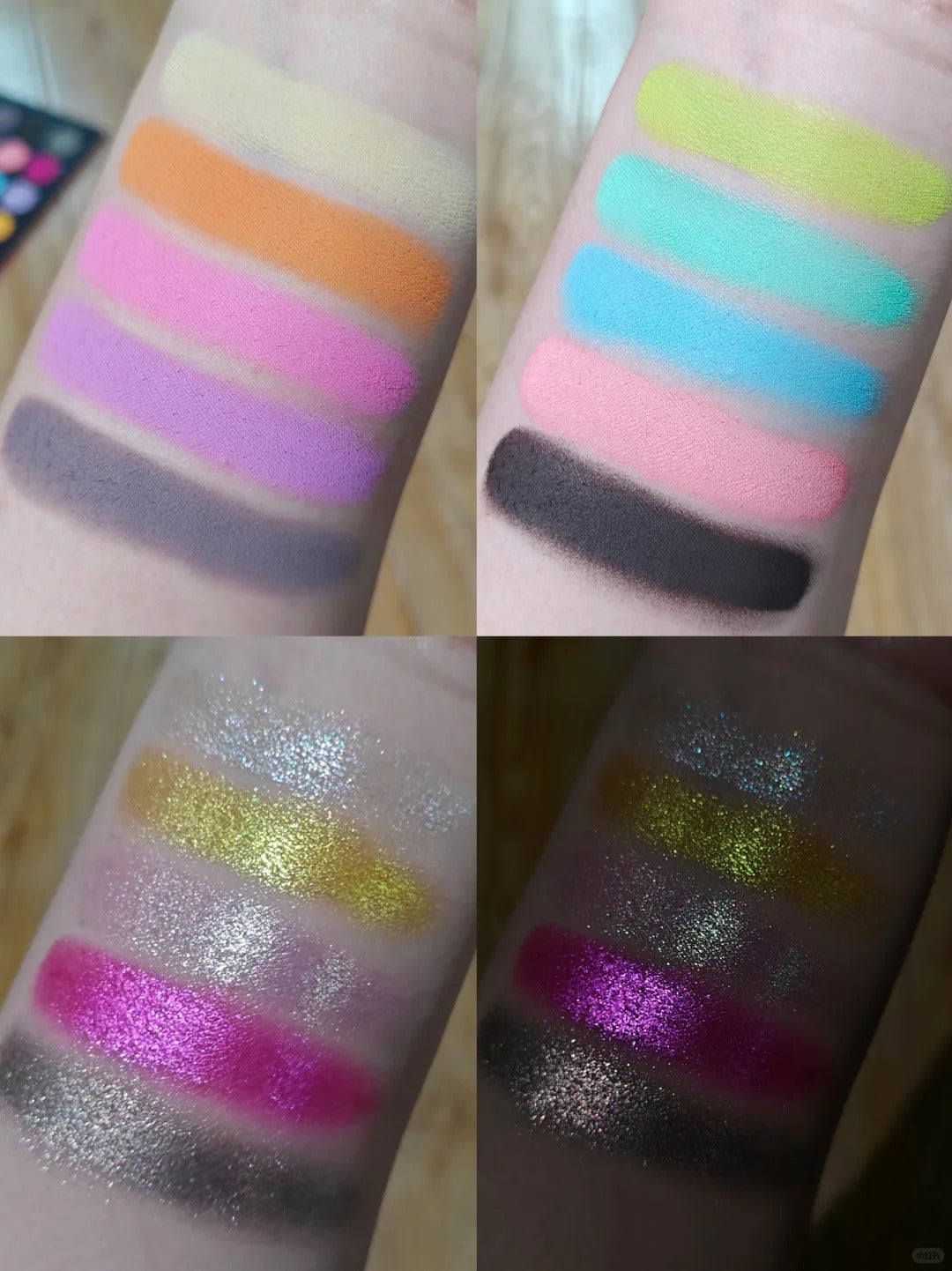 CHOIZ BEAUTY 15-color Porcelain Glazes Eyeshadow Palette T5728