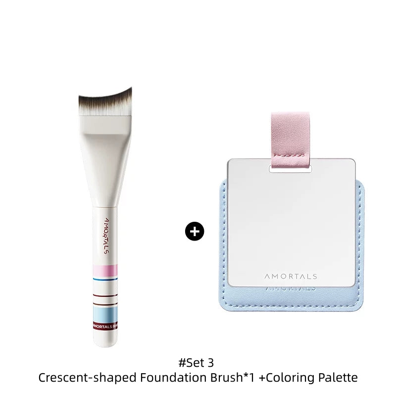 AMORTALS Flawless Crescent-shaped Foundation Brush T5741