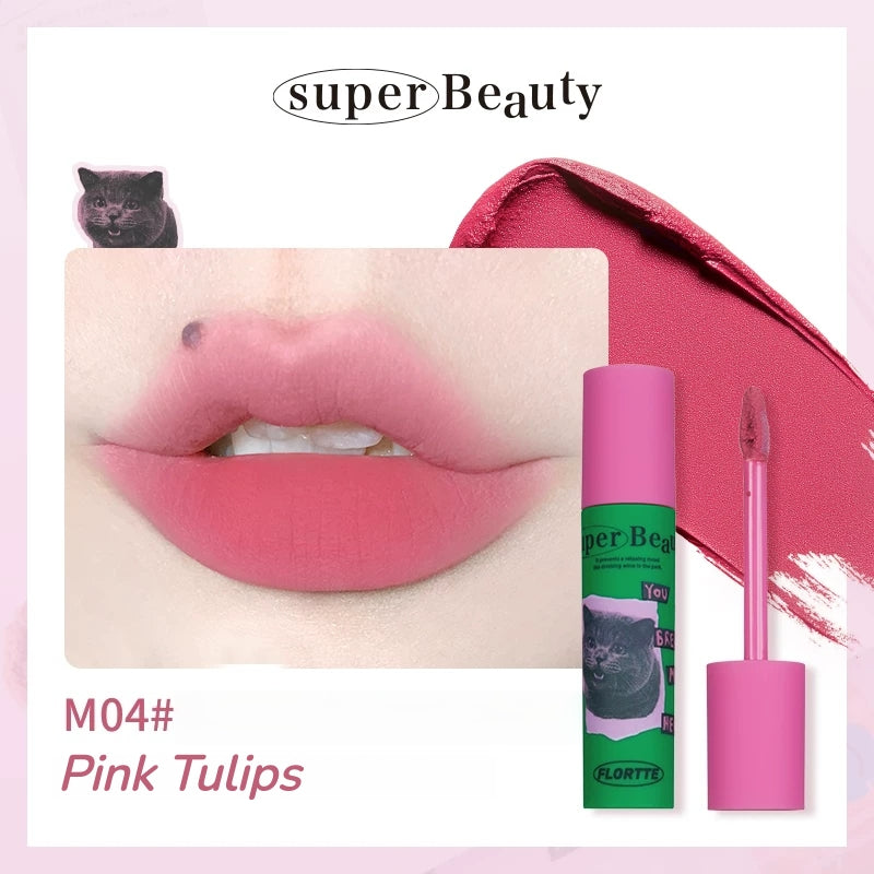 FLORTTE Matte Velvet Milk Cake Lip Glaze T5878