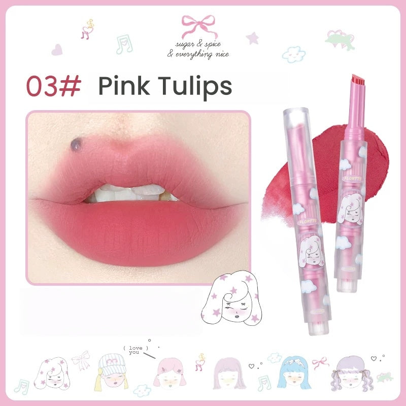 FLORTTE Velvet Matte Long-wear Wackky Lipstick T5877