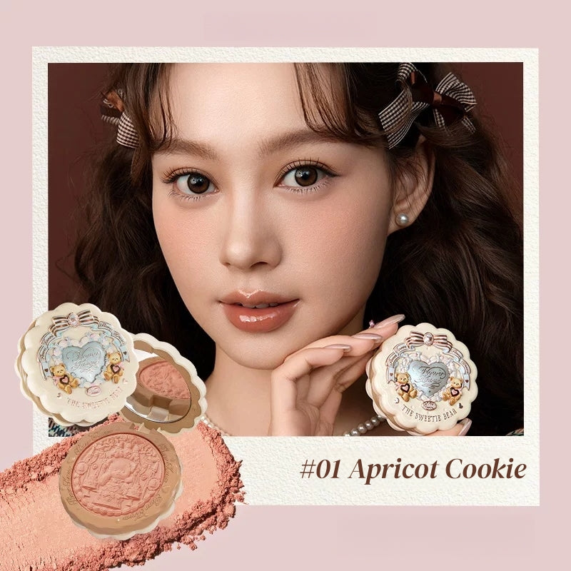 Flower Knows The Sweetie Bear Collection Silk Satin Blush T5917