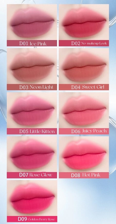 CANDY MUSE Water Bubbles Collection Matte Moist Lip Glaze T5805