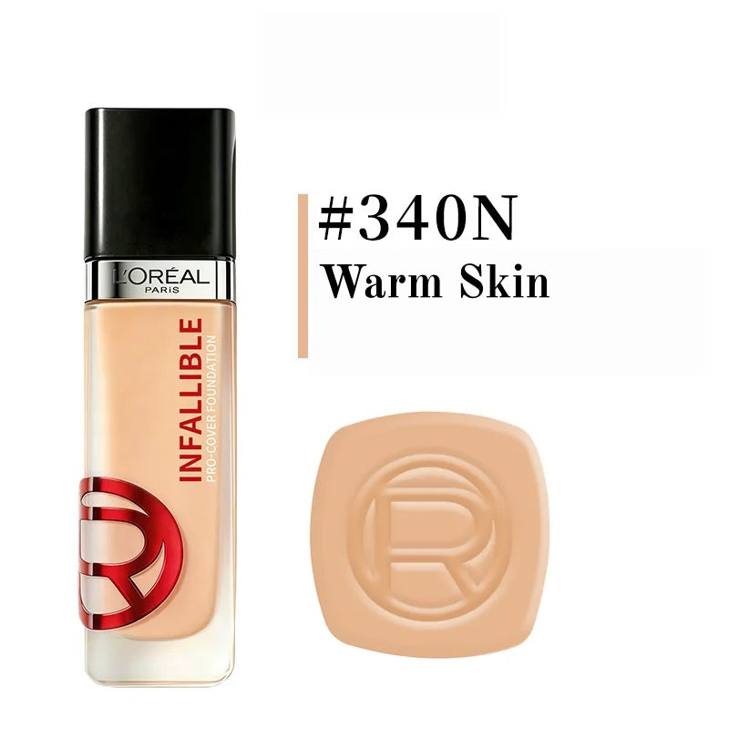 L'Oréal Long-wear Skin-fitting Liquid Foundation T6002