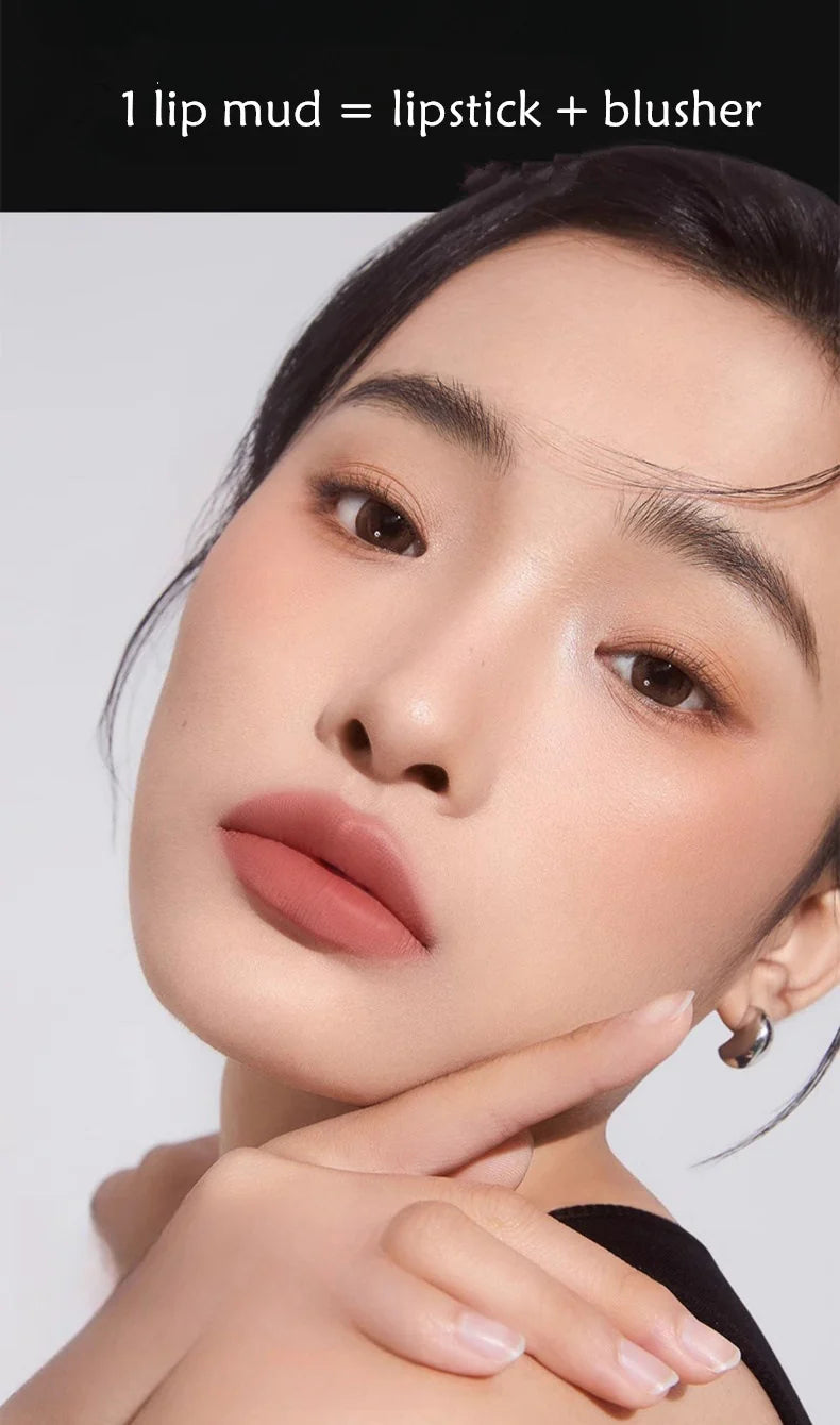 Mooekiss Leopard Print Collection Matte Silky Lip Mud T5609