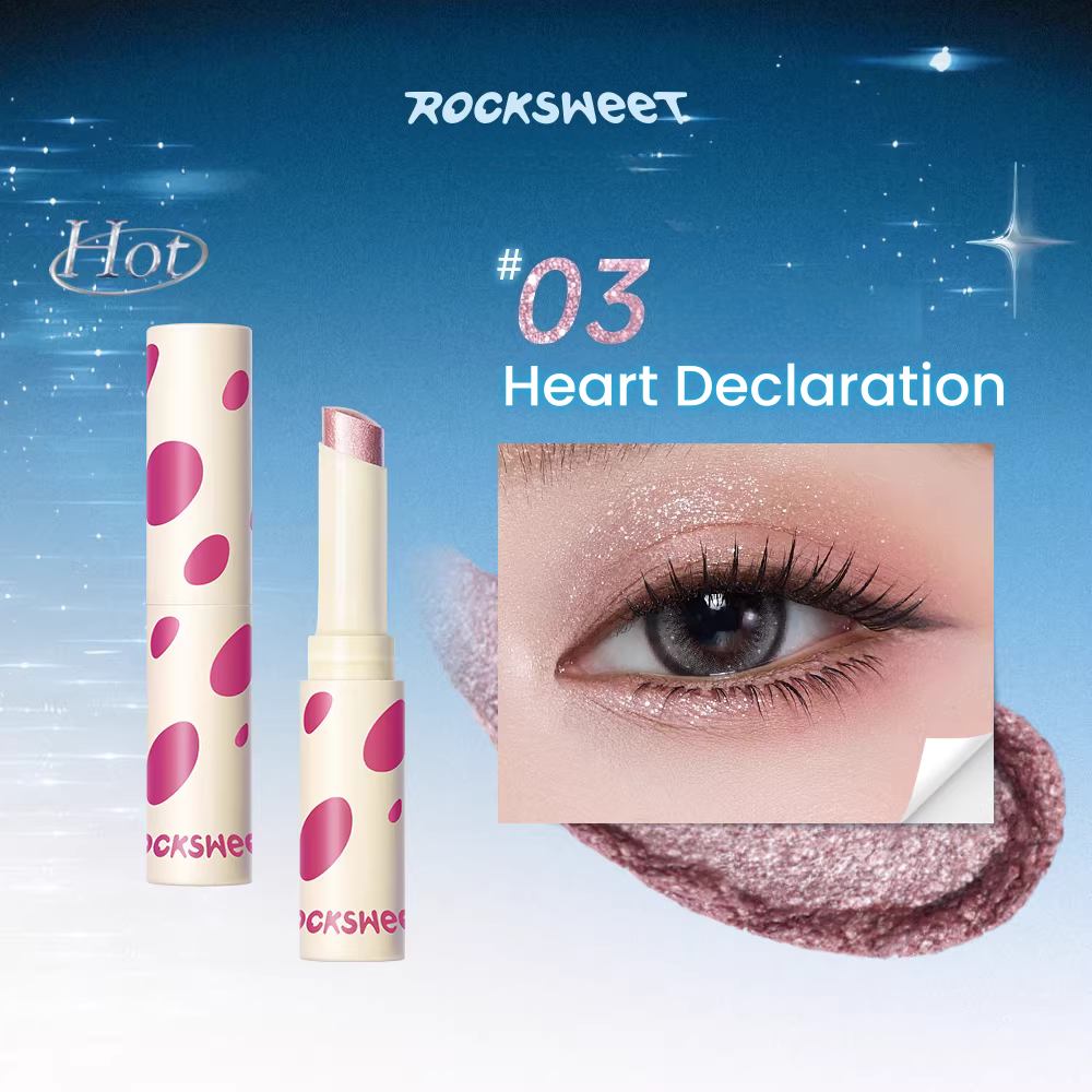 ROCK SWEET Flash Spectrum Collection Diamond Shimmer Eyeshadow Stick T5540
