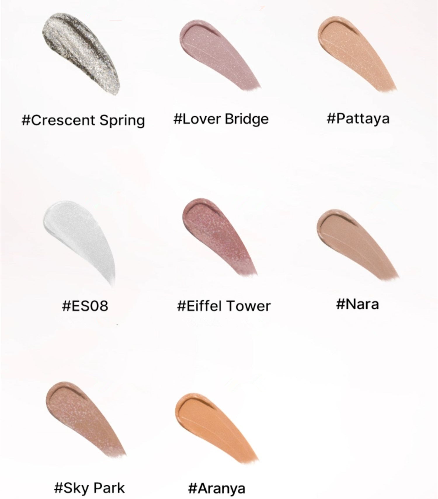 OUT-OF-OFFICE Galaxy Sparkle Pearlescent & Matte Liquid Eyeshadow T3755