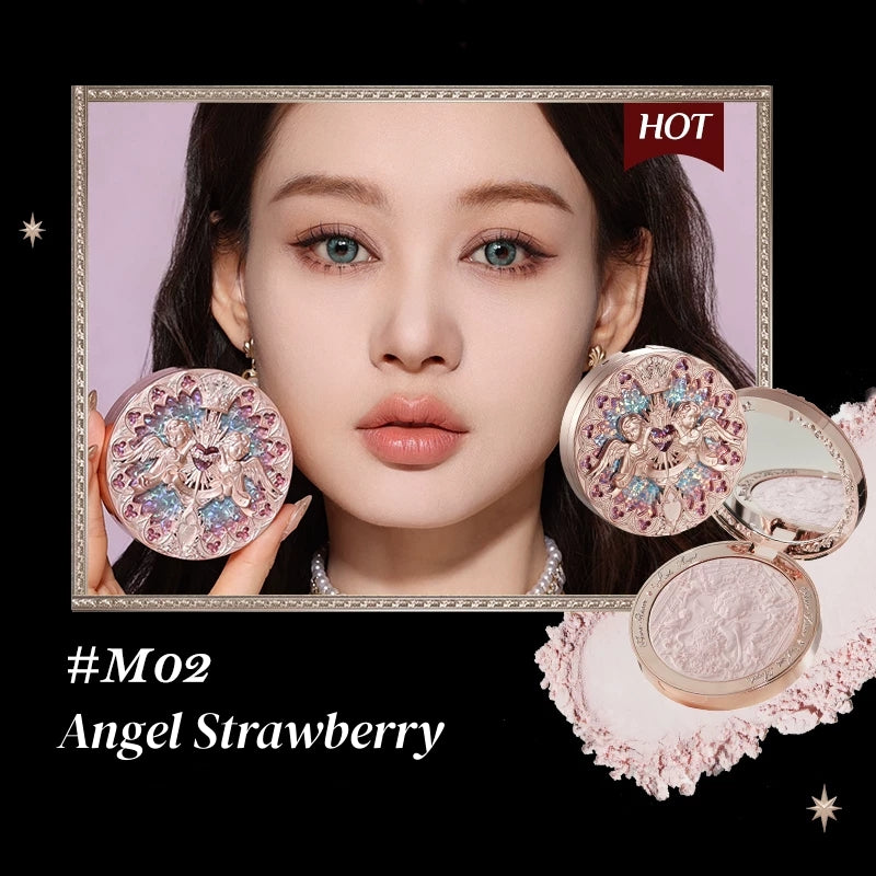 Flower Knows Little Angle Relief Highlighter Makeup Palette T5897