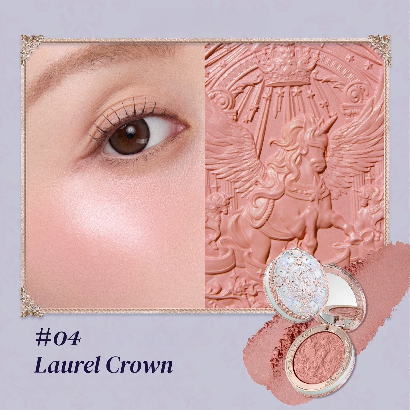 Flower Knows Unicorn Collection Satin Blush T5898