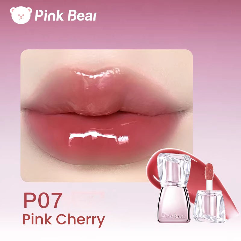 PINK BEAR Cherry Moment Collection Moist Essence Glossy Lip Gloss T5530