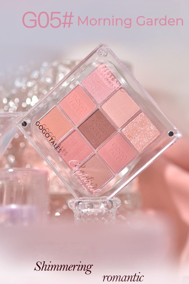 GOGO TALES Magnetic Sliding Cover Smoky Eyeshadow Palette T5234