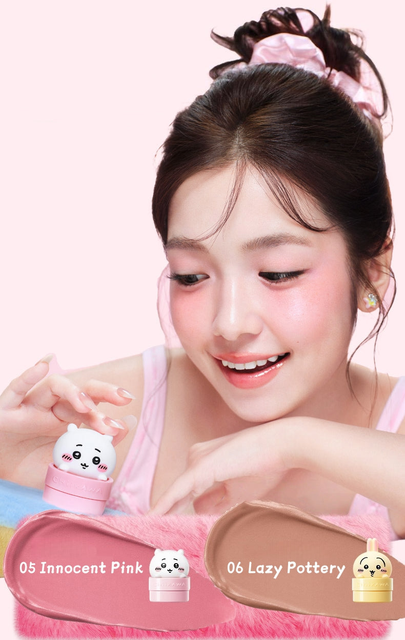 Pink Bear X CHIIKAWA Collection Lip Gloss & Blusher T5249