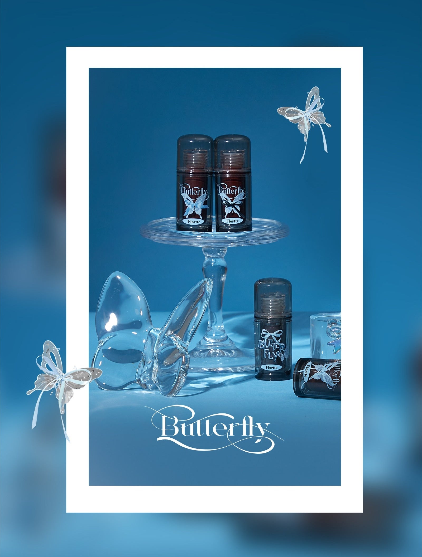 FLORTTE Twin Butterfly Collection Glossy Lip Gloss T5885