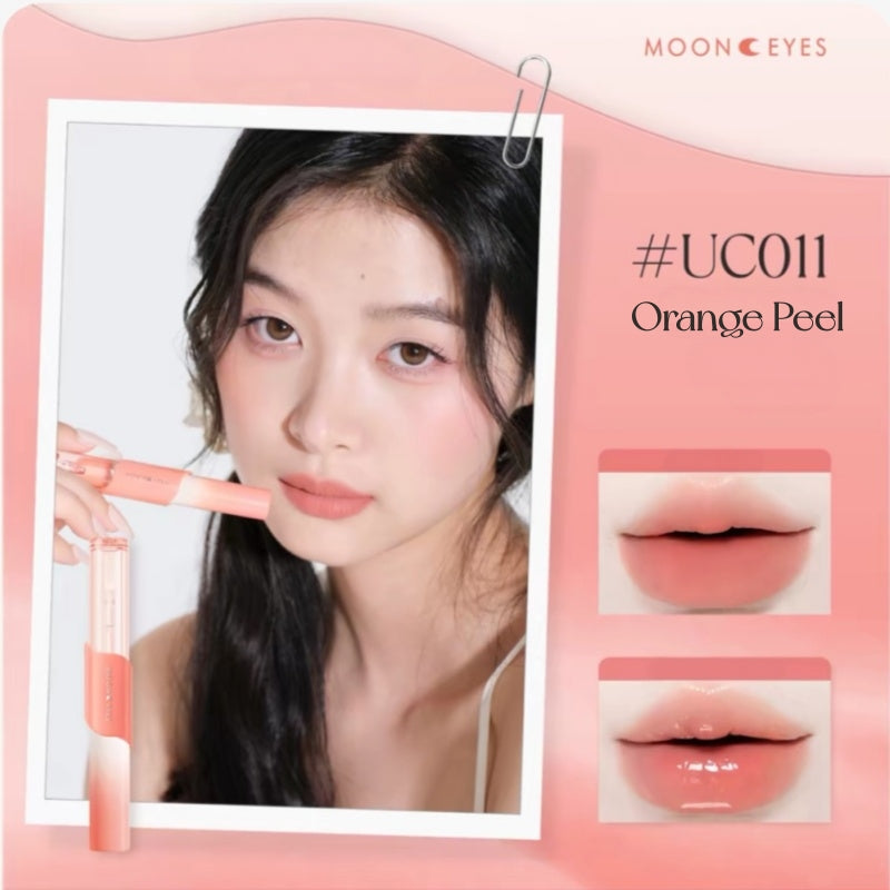Mooneyes Color Diary Collection Matte & Glossy Double-head Lip Glaze T6028