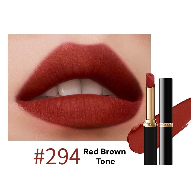 L'Oreal Glossy & Matte Black Tube Lipstick T6032