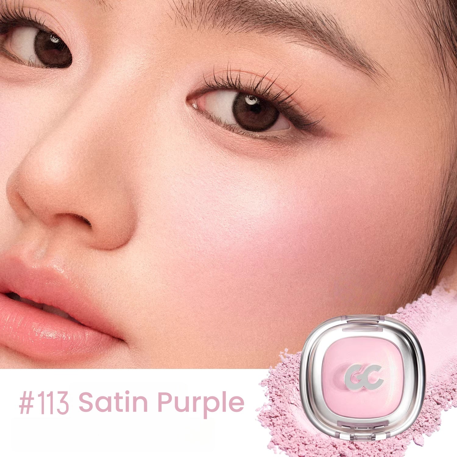 GIRLS CRUSH Satin Makeup Blusher Cream T5663