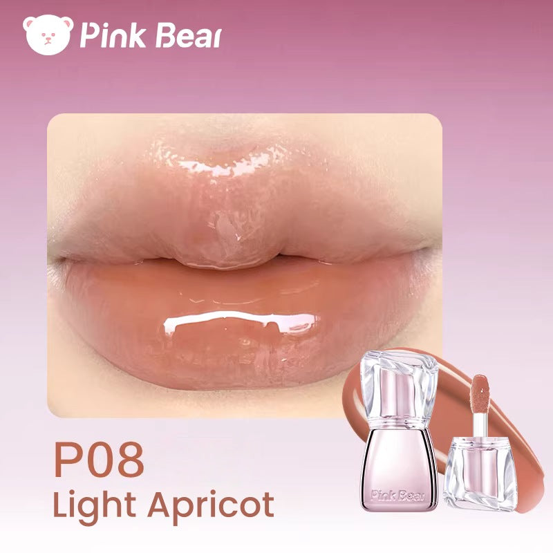 PINK BEAR Cherry Moment Collection Moist Essence Glossy Lip Gloss T5530