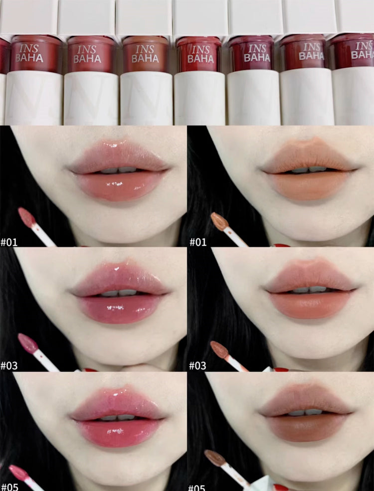 INSBAHA Primary Look Liberation Matte & Mirror Lip Glaze T3769