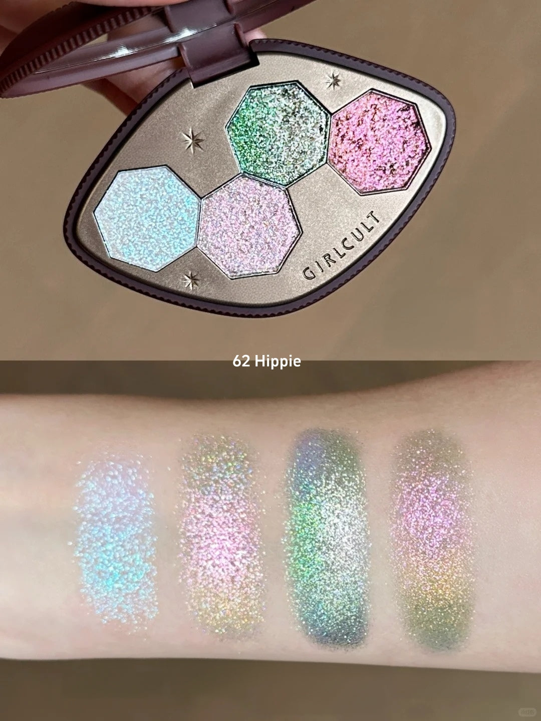 Girlcult Loulan Hippie Collection Chameleon Eyeshadow Palette T5962