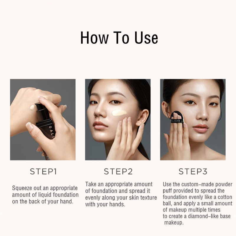 GALIMARD Black Diamond Long lasting Moisturize Liquid Foundation (3.0) T3518