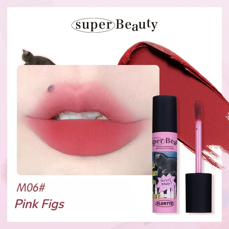 FLORTTE Matte Velvet Milk Cake Lip Glaze T5878