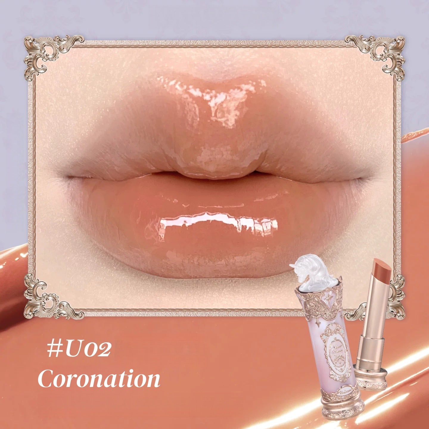 Flower Knows Unicorn Collection Glossy Long-wear Moist Lipstick T5900