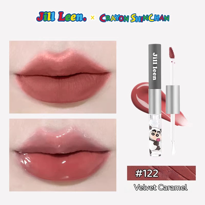 JILL LEEN X Crayon Shin-chan Collection Matte & Glossy Double-head Lip Glaze T5607