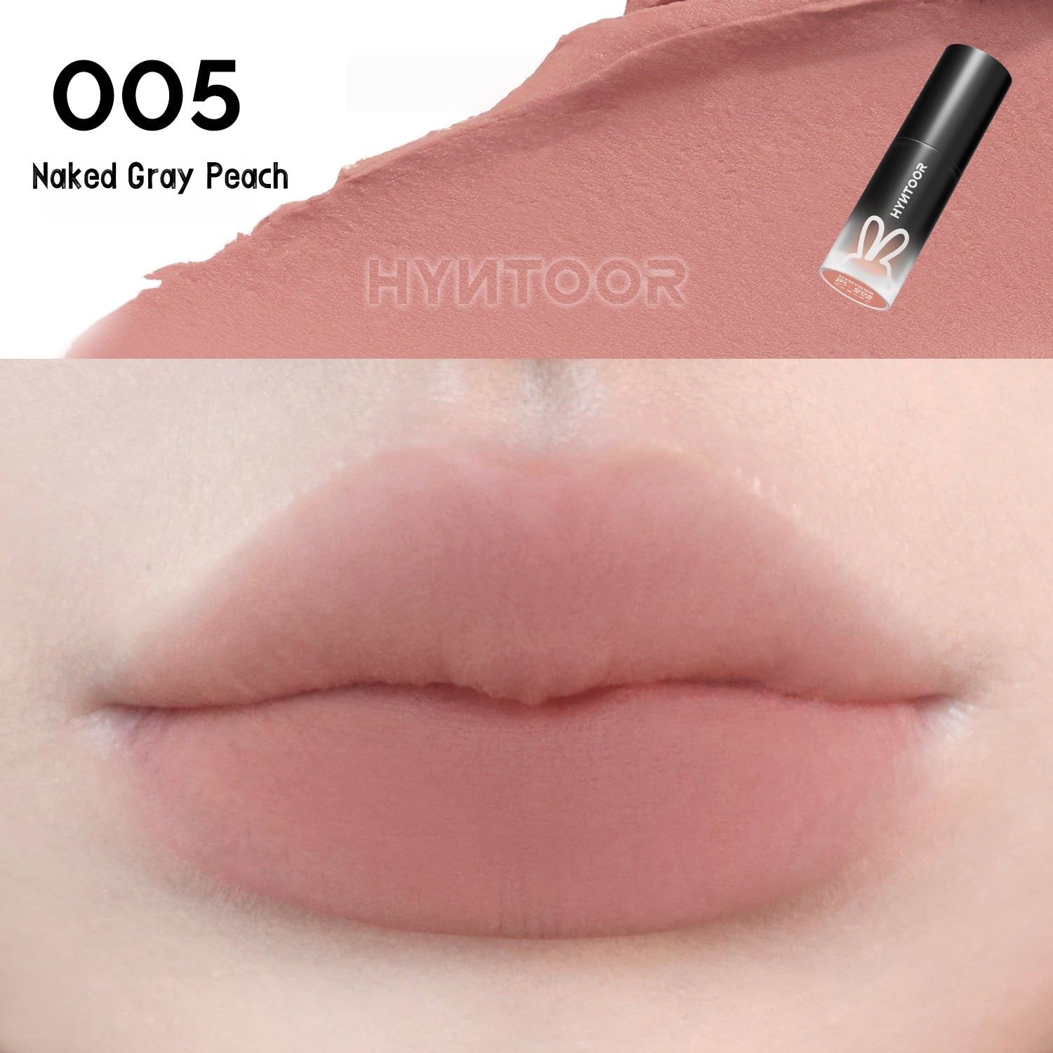 HYNTOOR Nude Milk Velvet Matte Lip Mud T5184