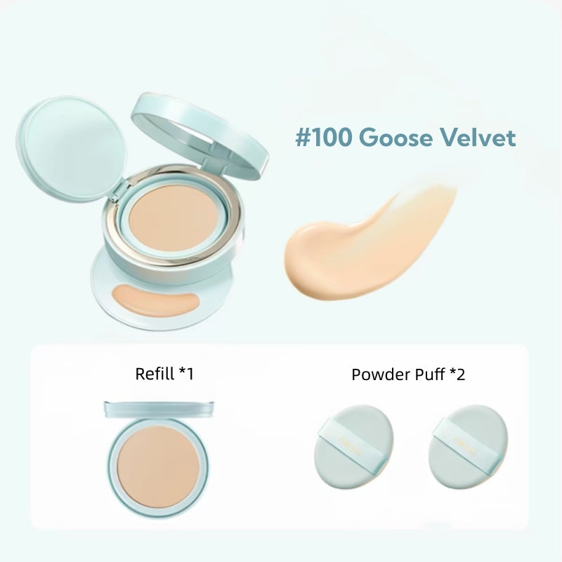 TIMAGE Long-wear Skin-fitting Twins Air Cushion Foundation T6064