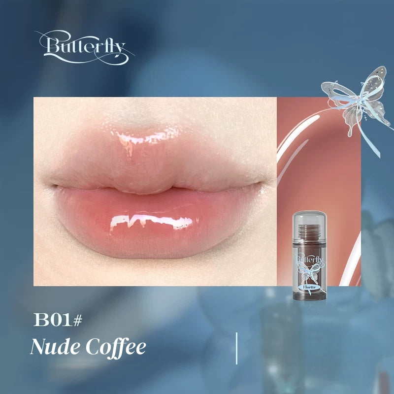 FLORTTE Twin Butterfly Collection Glossy Lip Gloss T5885