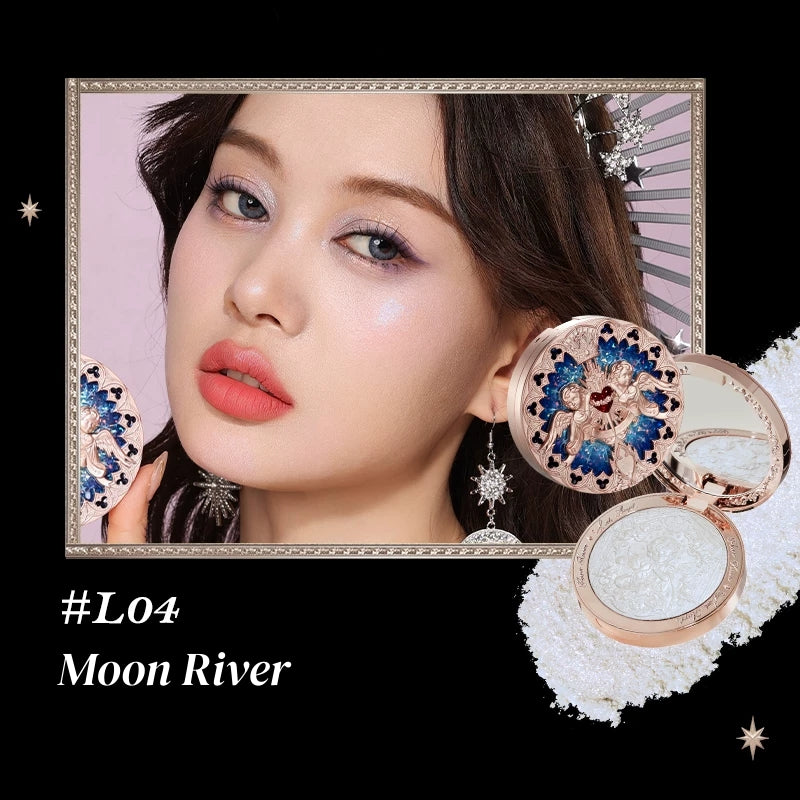 Flower Knows Little Angle Relief Highlighter Makeup Palette T5897