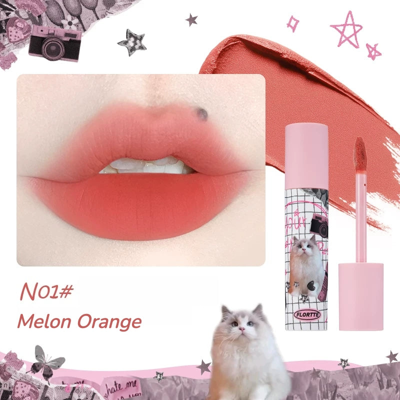 FLORTTE Matte Velvet Milk Cake Lip Glaze T5878
