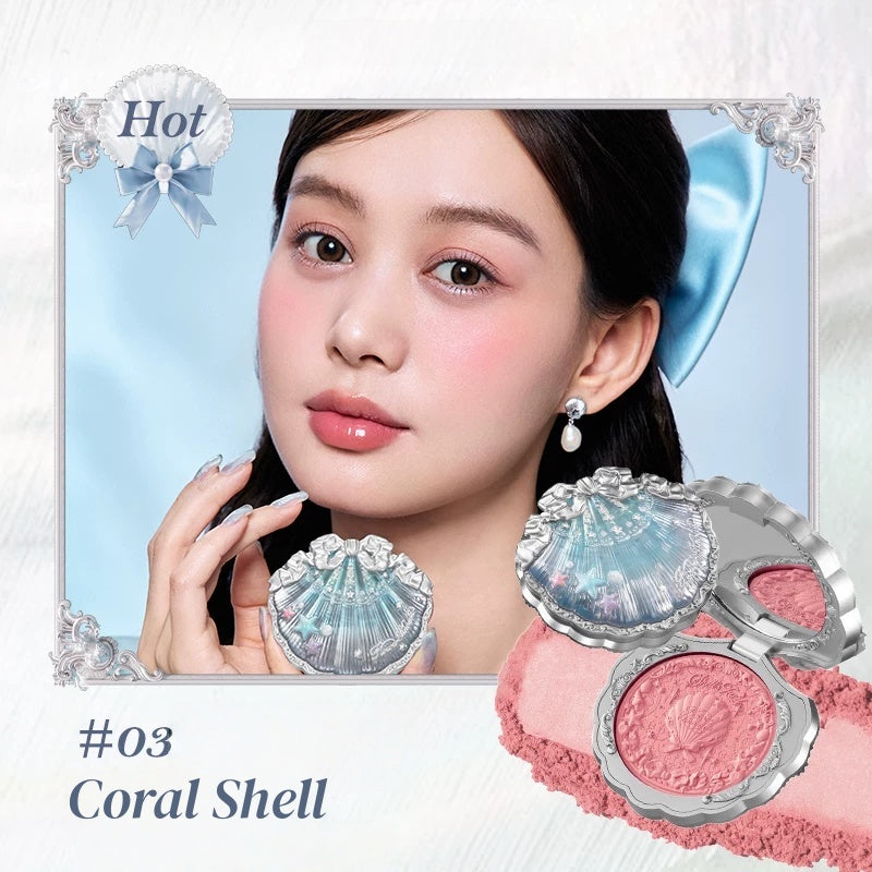 Flower Knows Shells Jewel Collection Silk Satin Blush T5905