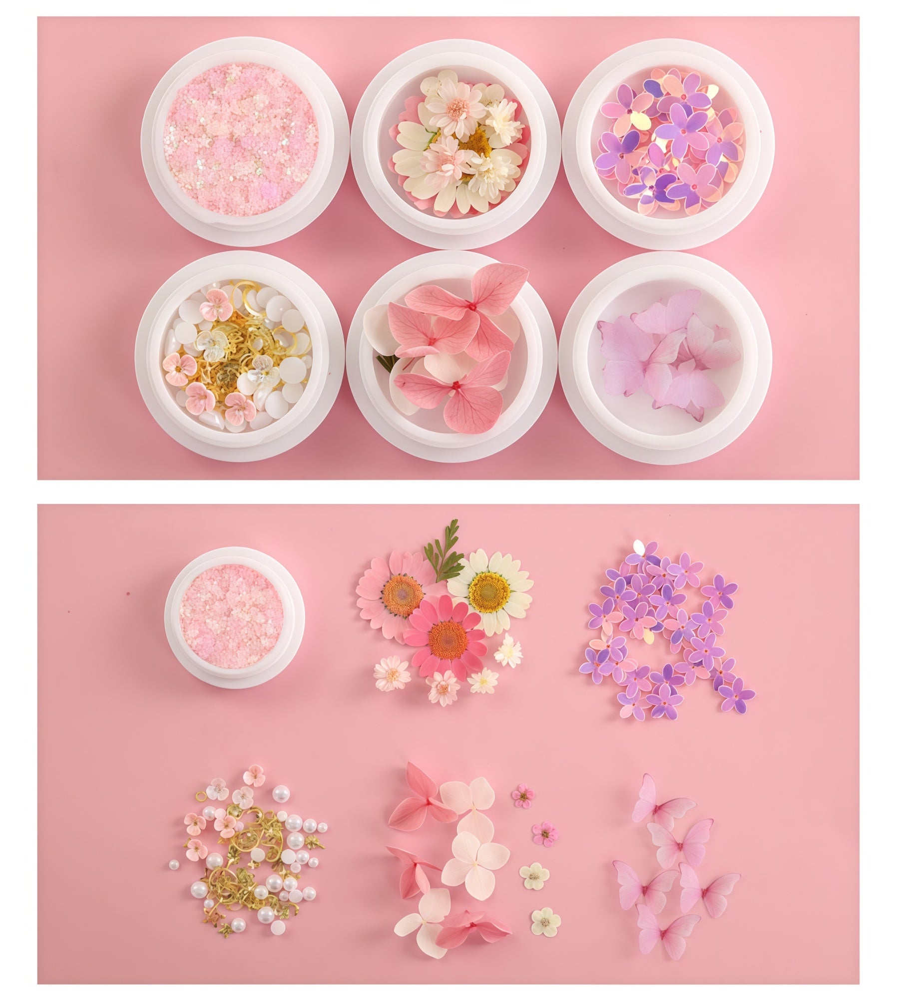 AmazingGirl Glittery Sequin Face Makeup Stickers T5899