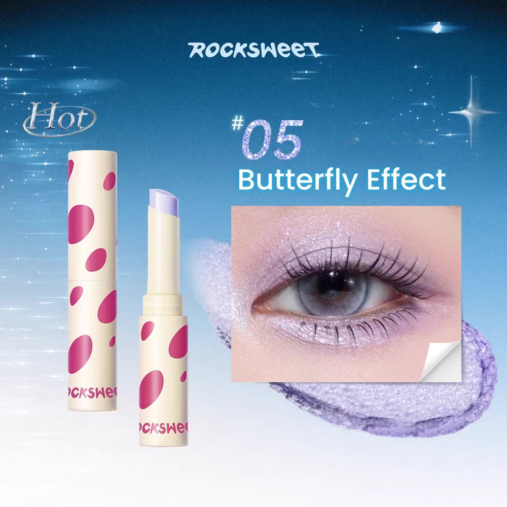 ROCK SWEET Flash Spectrum Collection Diamond Shimmer Eyeshadow Stick T5540
