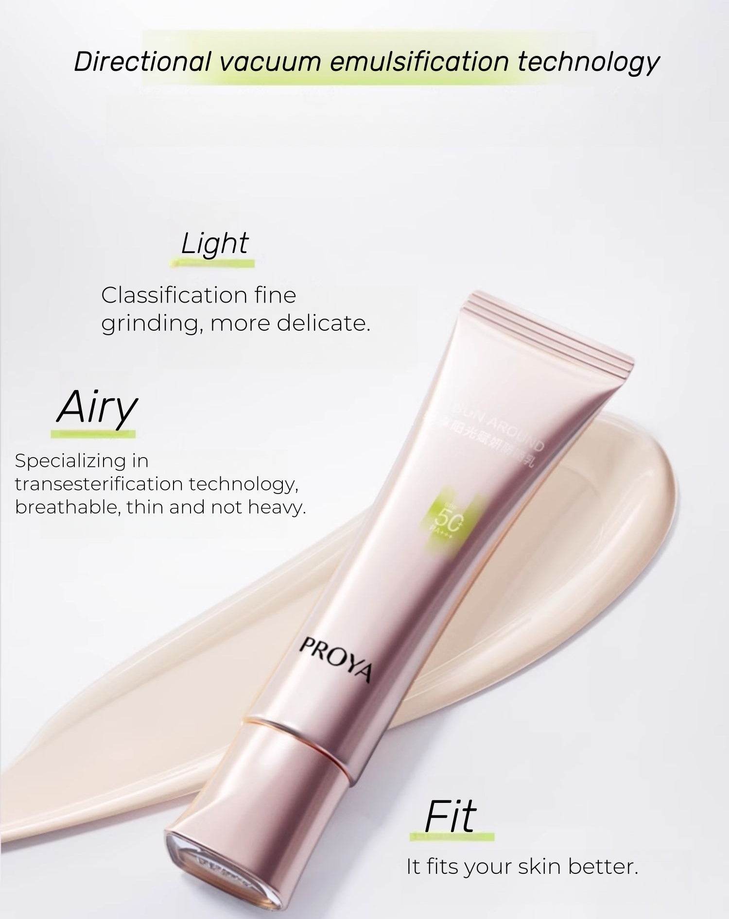 PROYA Soft Light High Sun Protection Sunscreen Lotion SPF50+ PA+++ T4520