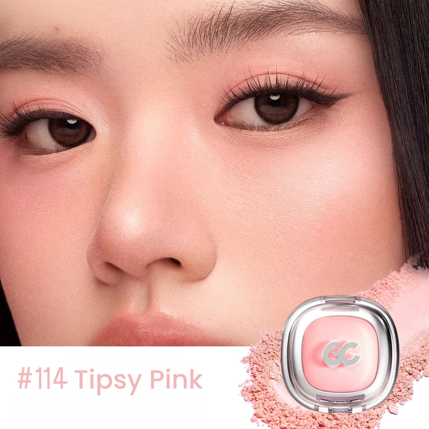 GIRLS CRUSH Satin Makeup Blusher Cream T5663