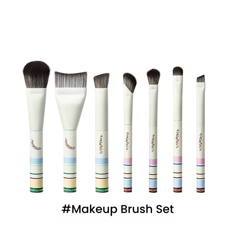 AMORTALS Travel-Friendly Portable Makeup Brush Set T5742