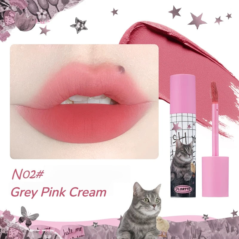 FLORTTE Matte Velvet Milk Cake Lip Glaze T5878