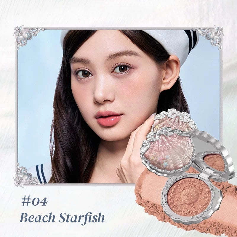 その他 BlushBlossomFanFest signdposter +Jewel Flower Knows Shells Jewel Collection Silk Satin Blush T5905
