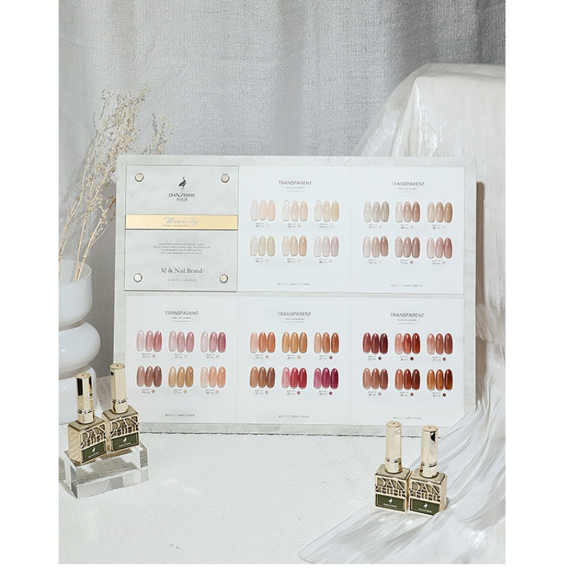 DANZHIHE 12g Semi-transparent Nude French Jade Gel Polish T4839