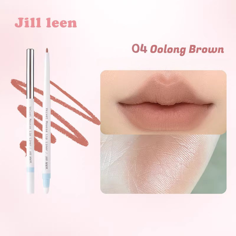 JILL LEEN Double-head Velvet Mousse Moist Lip Liner Pen T5622