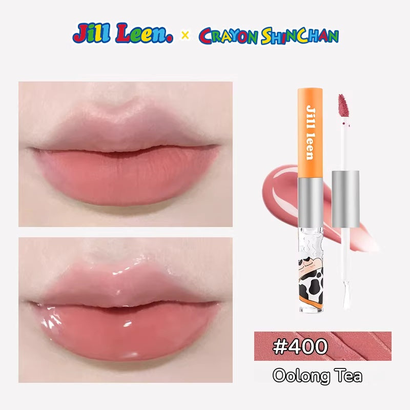 JILL LEEN X Crayon Shin-chan Collection Matte & Glossy Double-head Lip Glaze T5607