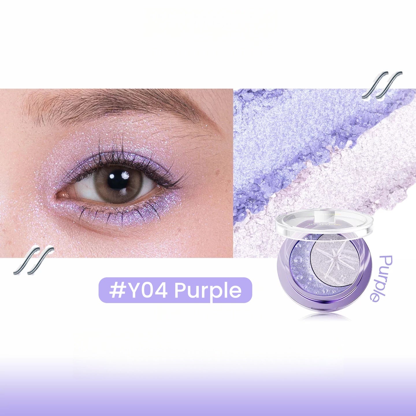 Truth'key Starfall Moon Double-color Eyeshadow Palette T5793