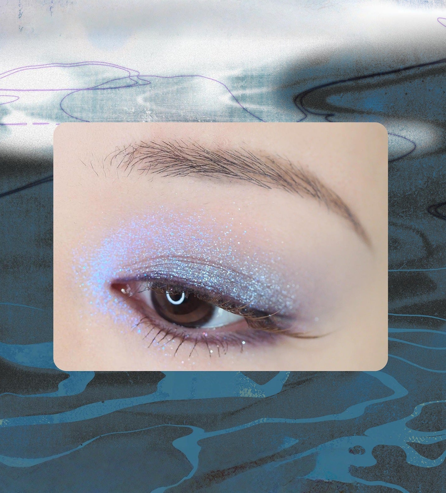 DRAMO Multiverse Collection Eyeshadow Palette #7635 Still Waters T5313