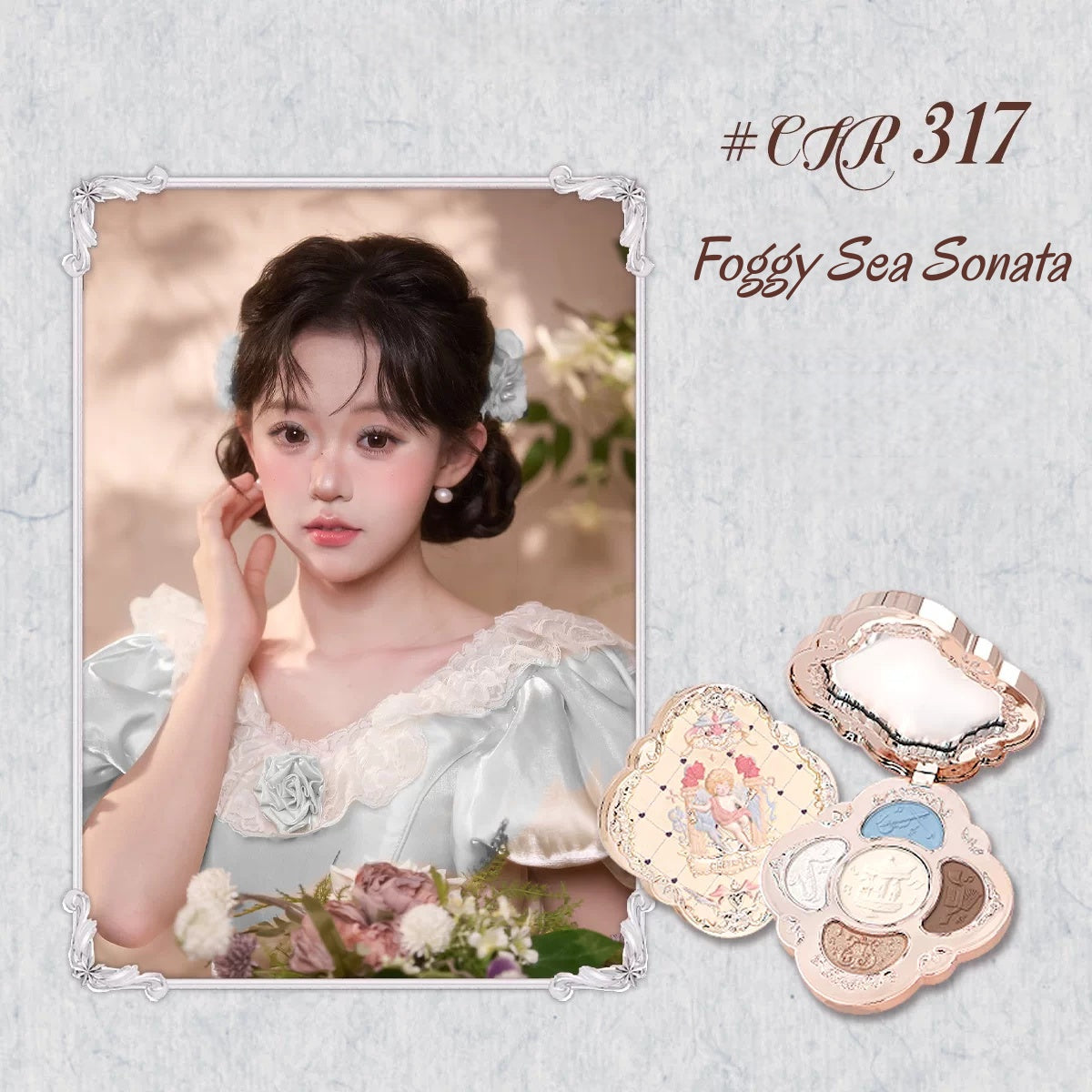 CHEERFLOR Dream Melody Box Collection 5-color Eyeshadow Palette T5780