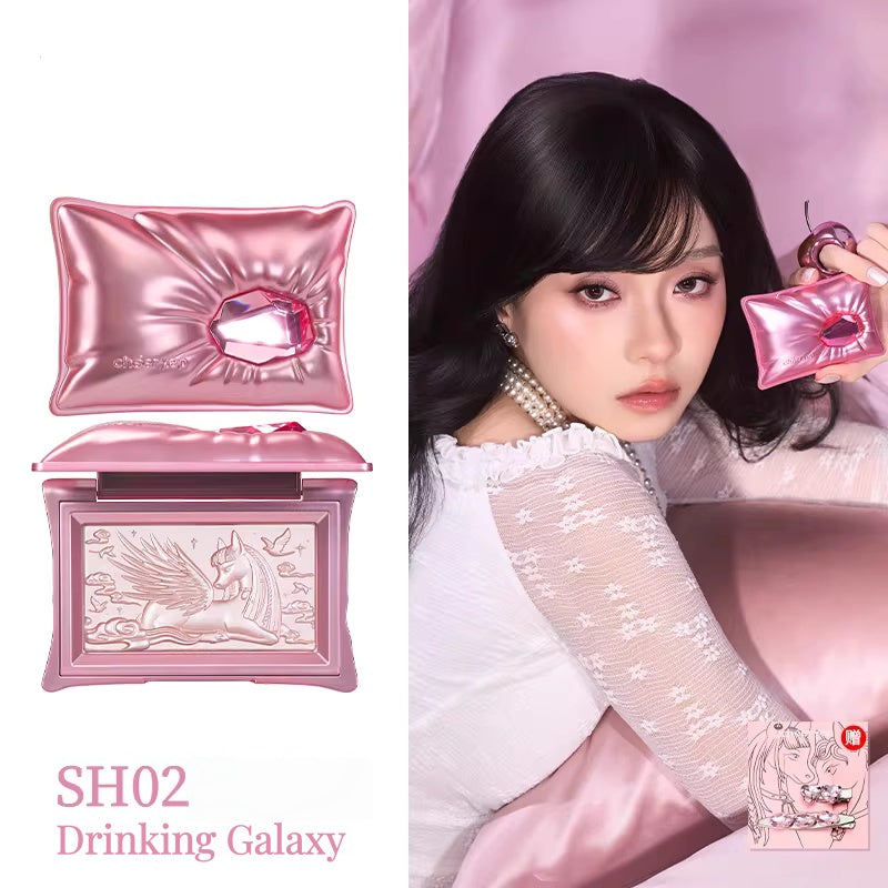 QianYan Pillow Gem Collection Highlighter & Eyeshadow Palette