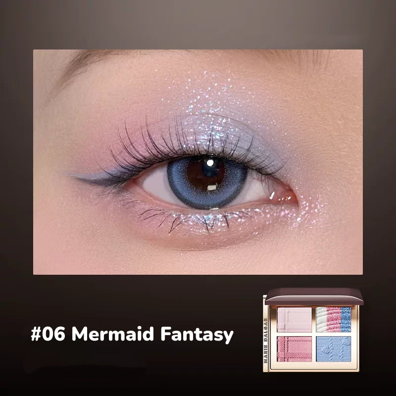 MARIE DALGAR Domino 4-color Eyeshadow Palette T6006