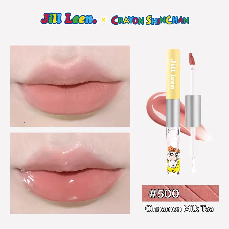 JILL LEEN X Crayon Shin-chan Collection Matte & Glossy Double-head Lip Glaze T5607